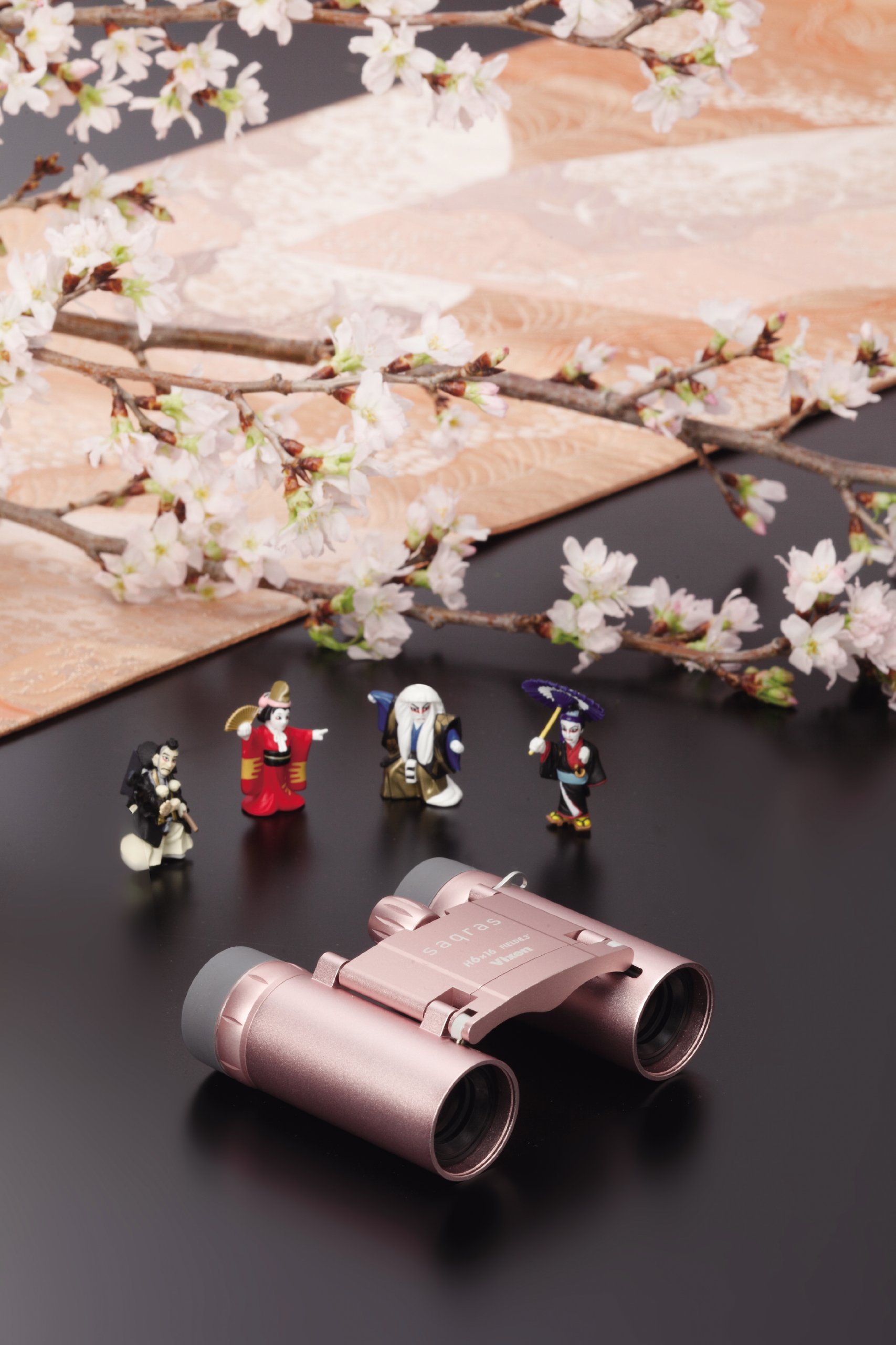 Vixen Optics Opera Glass Binoculars - Compact & Stylish Pink Opera Binoculars (16841) for Theater, Concerts, and Outdoor Events