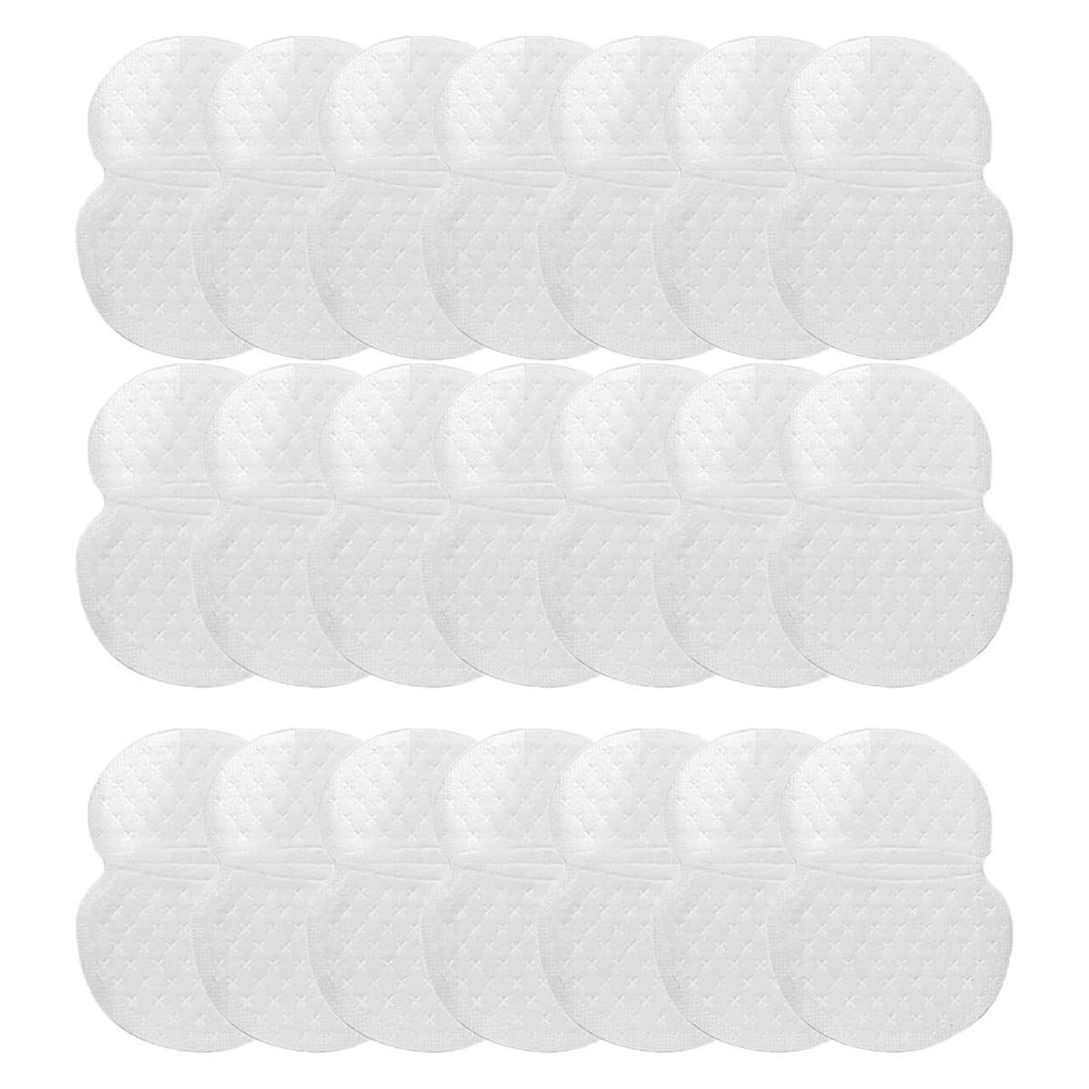 Khakho 100Pcs Disposable Underarm Sweat Pads for Men & Women - Breathable Antiperspirant Stickers to Prevent Sweat Stains & Keep Clothes Fresh (White) | Ideal for Workouts, Business Meetings & Daily Comfort