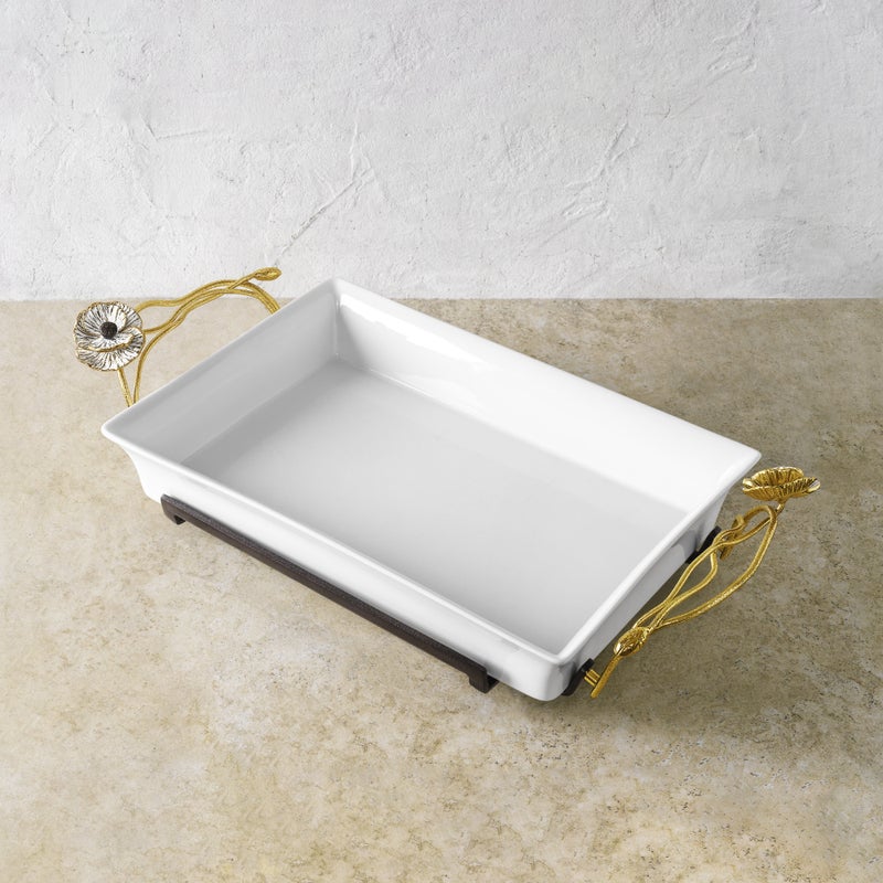 Premium Anemone Casserole Dish - Oven Safe Stoneware Baking Pan for Casseroles, Lasagna & More - Perfect for Family Dinners, Potlucks & Holiday Meals