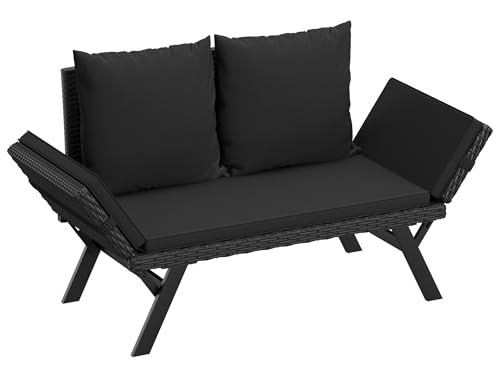 Black Lounger & Black Pillowcase