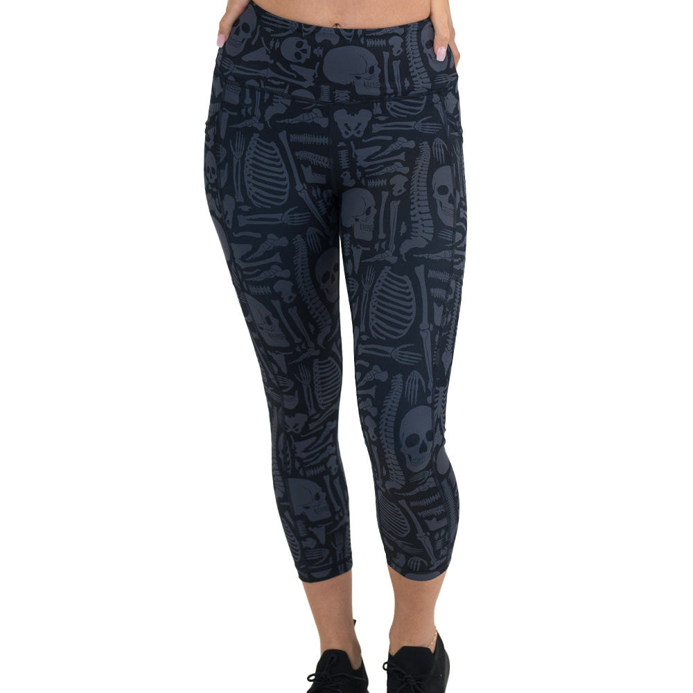 Baddie To The Bone Leggings - High Waisted Yoga Pants for Women, Tummy Control Workout Leggings - Perfect for Gym, Running, Yoga & Casual Wear