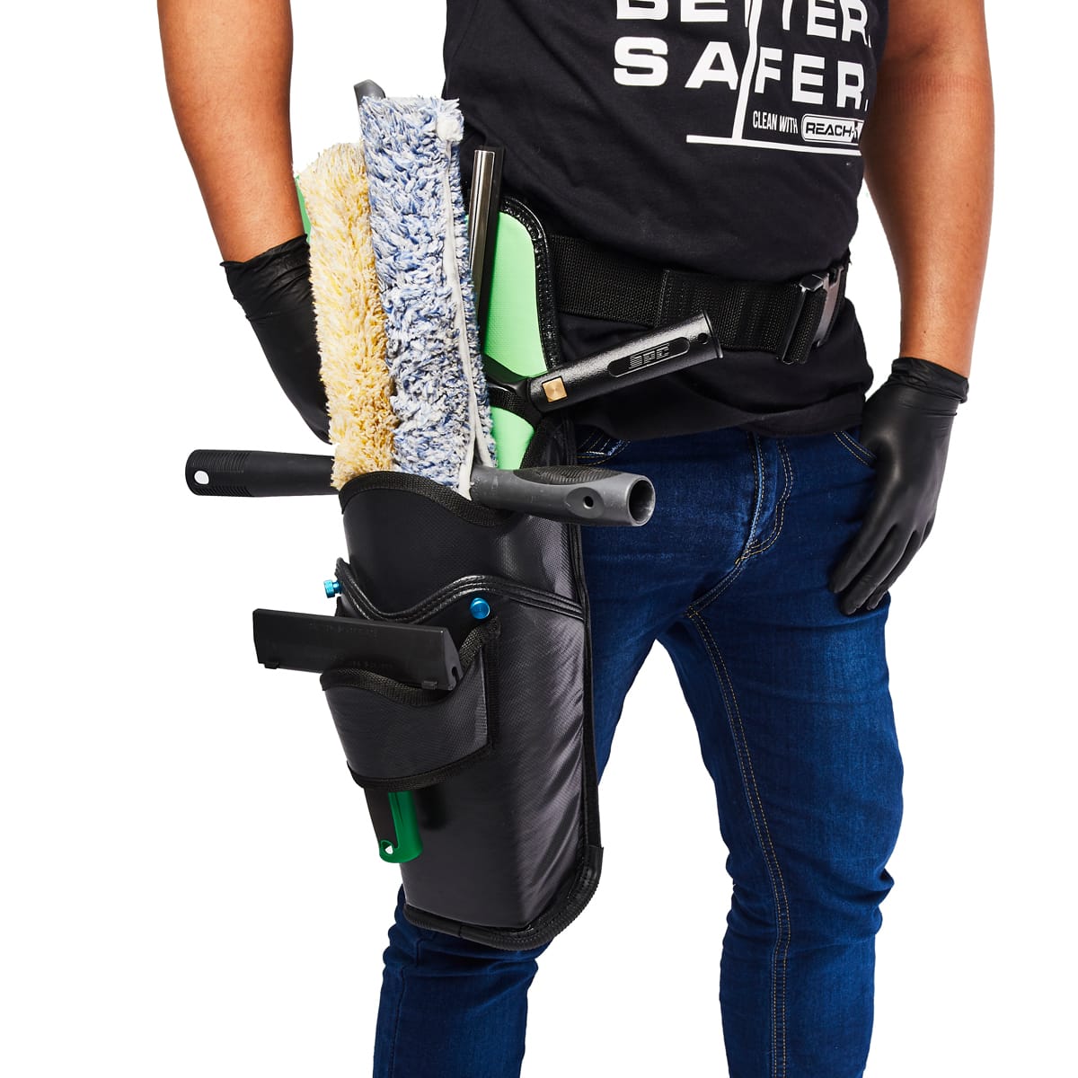 Large MONSOON Squeegee Holster - Heavy Duty Window Cleaning Tool for Home & Car - Perfect for Rainy Days & Professional Use