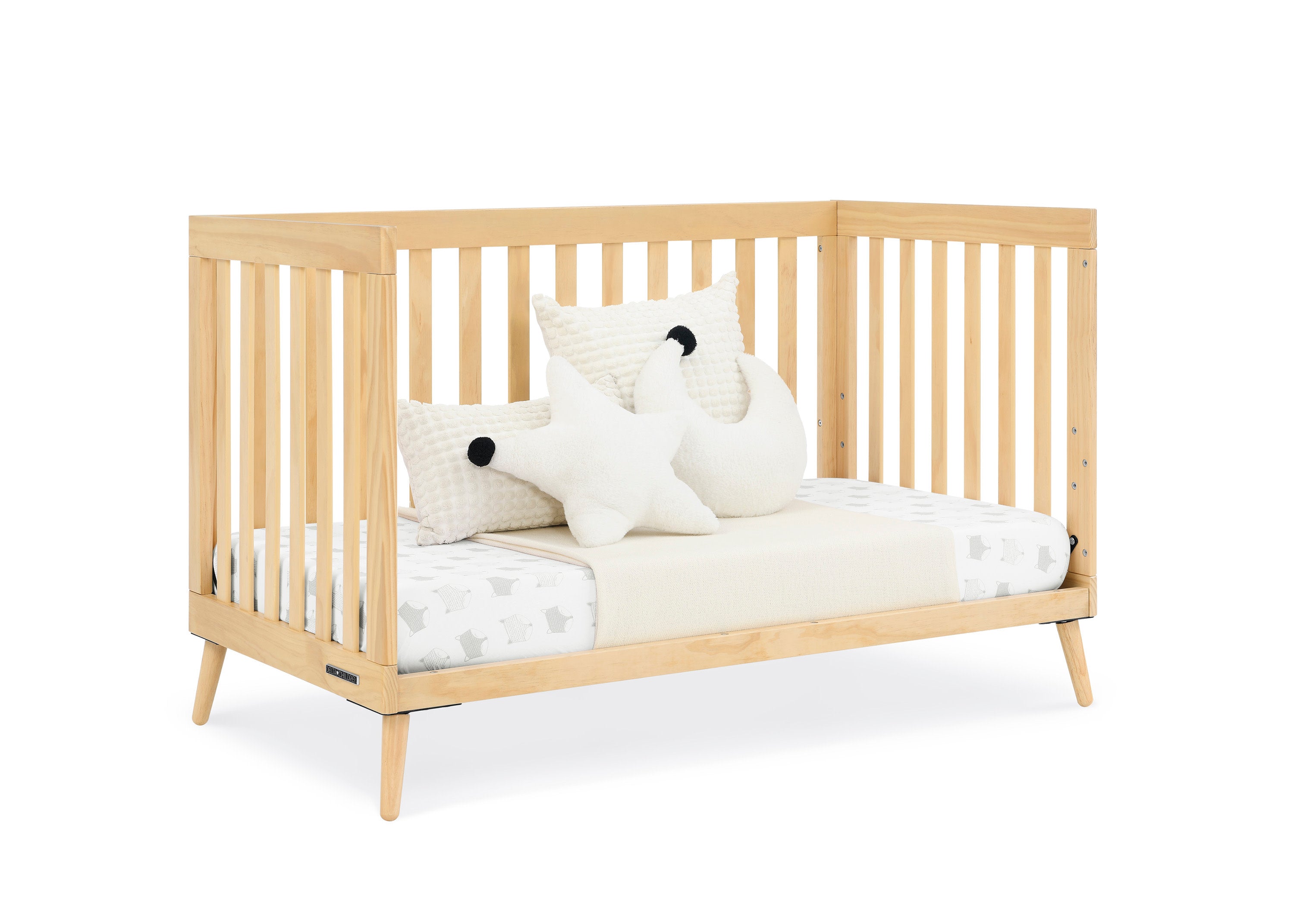 Essex 4-in-1 Convertible Baby Crib - Toddler Bed, Daybed & Full-Size Bed Conversion - Safe Nursery Furniture for Newborns & Kids - Perfect for Bedrooms, Daycare & Guest Rooms