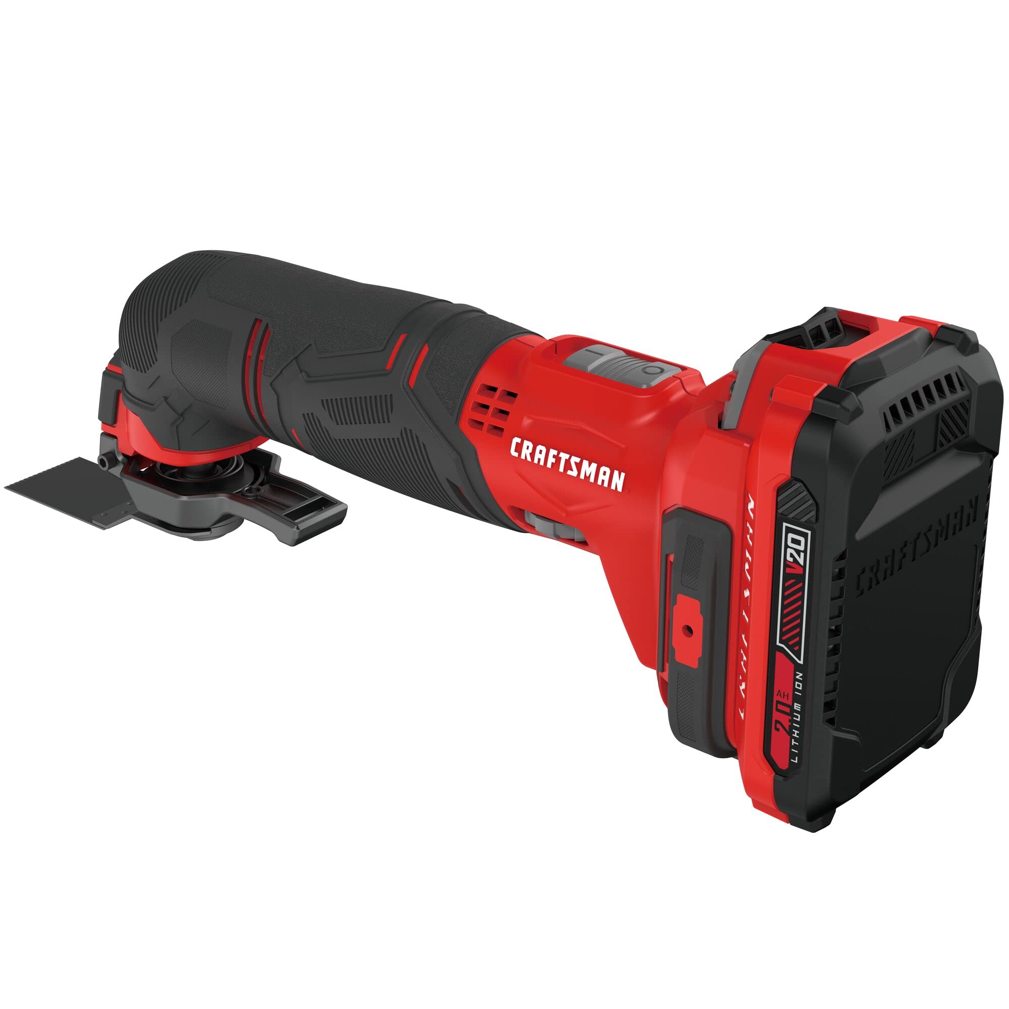 CRAFTSMAN V20 Cordless Oscillating Multi-Tool Kit with 12 Accessories - Blades, Sandpaper, Battery & Charger Included (CMCE501D1) - Perfect for DIY Projects, Woodworking, Home Repairs & Renovations