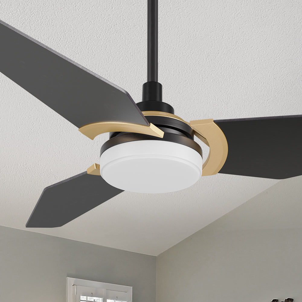 Trailblazer 56 Inch Smart Ceiling Fan with LED Light & Remote Control - Perfect for Outdoor Patio, Deck, and Backyard Relaxation