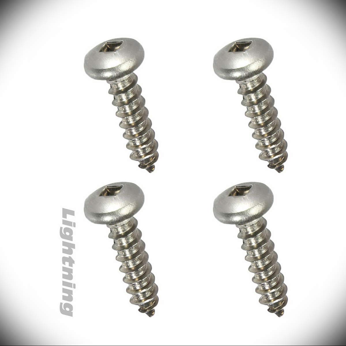 High-Strength 316 Stainless Steel Sheet Metal Screws - #6 x 1