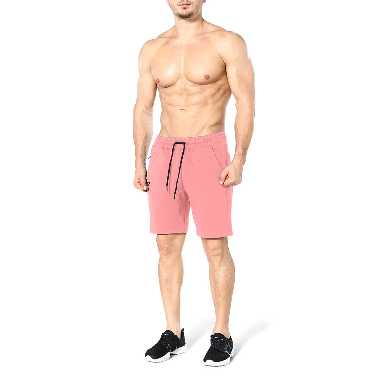 ZENWILL Men's Gym Running Shorts with Zip Pockets - Workout, Athletic, Bodybuilding & Fitness Training Shorts for Men | Perfect for Gym, Jogging, and Outdoor Sports