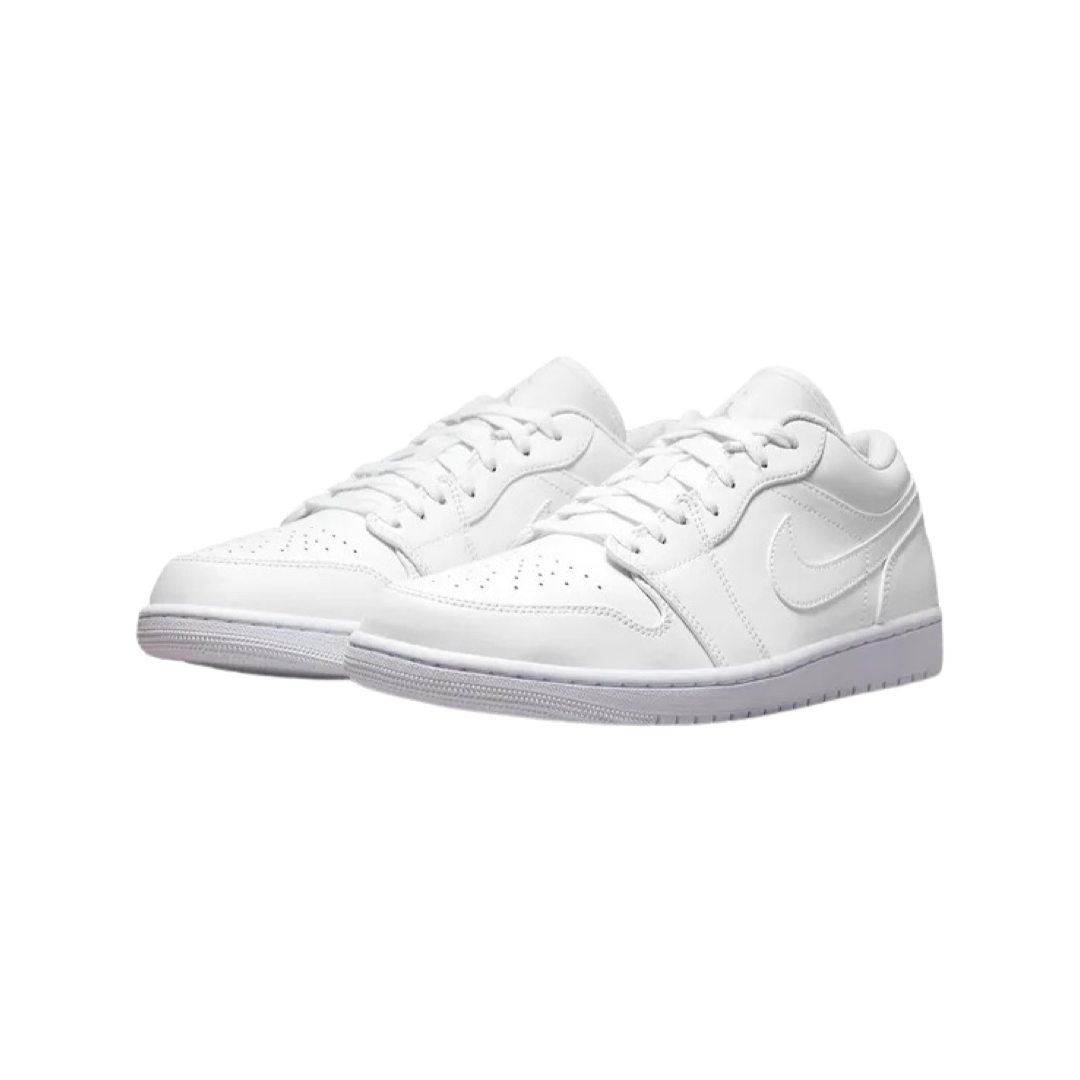 Air Jordan 1 Low White Sneakers - Men's Basketball Shoes for Casual Wear & Street Style Fashion