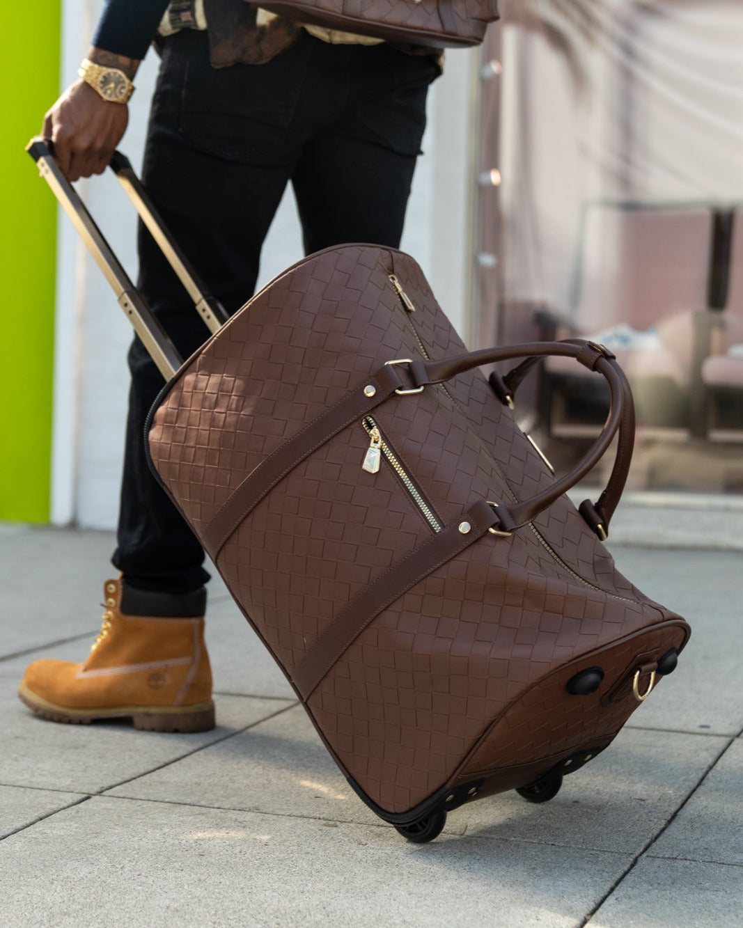 Bodega Rolling Duffle Bags - Large Travel Duffel with Wheels for Men & Women | Perfect for Gym, Weekend Trips & Airplane Carry-On Luggage