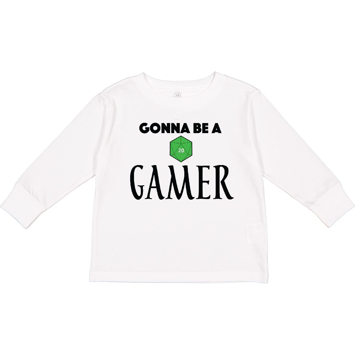 Inktastic Gonna Be a Gamer Toddler Long Sleeve T-Shirt - Cute Gaming Themed Shirt for Baby Boys & Girls - Perfect for Playtime, Birthday Gifts & Family Photos