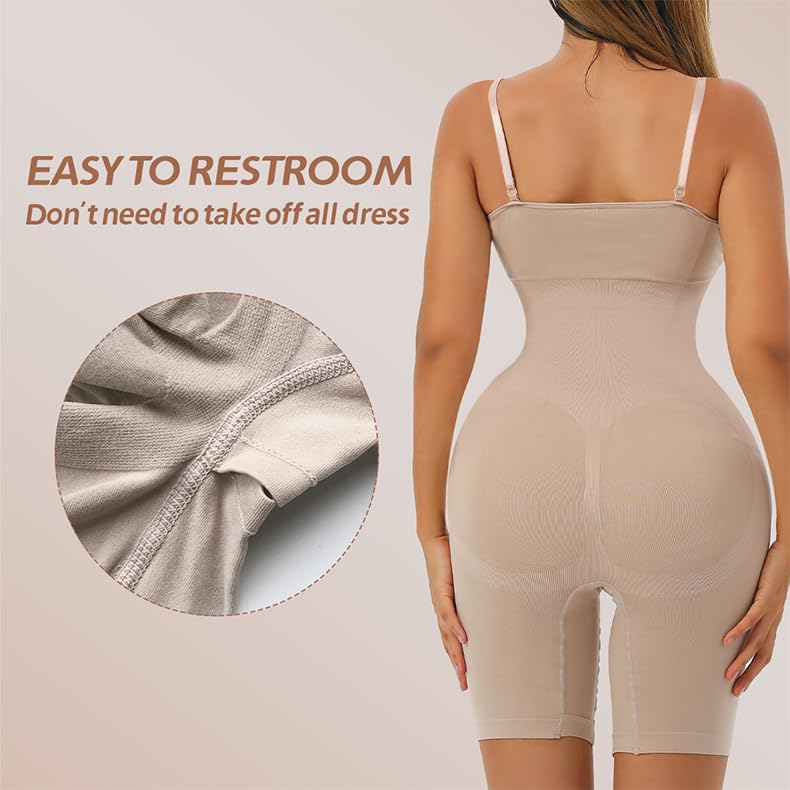 Best Full Body Shapewear for Women - Tummy Control Bodysuit with Butt Lift & Thigh Slimming - Perfect for Dresses, Workouts & Everyday Wear