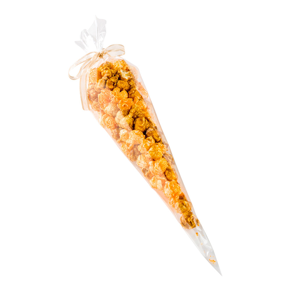 Clear Plastic Cone Bags - 17 x 7.5 Inches, High Clarity, 100 Count Box | Perfect for Bakery, Candy, Snacks & Party Favors Packaging