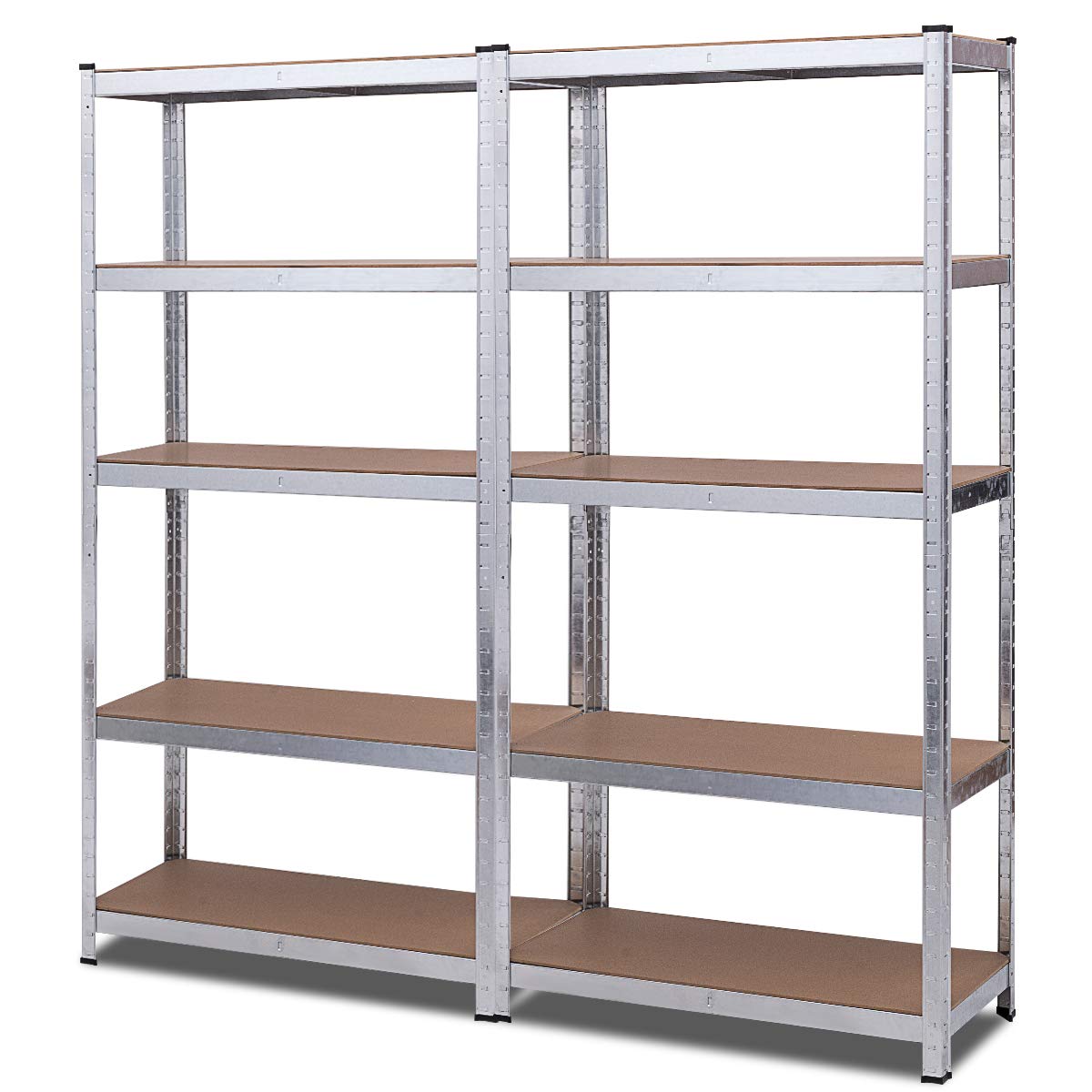 Giantex 2-Tier Heavy Duty Steel Shelving Unit - 36