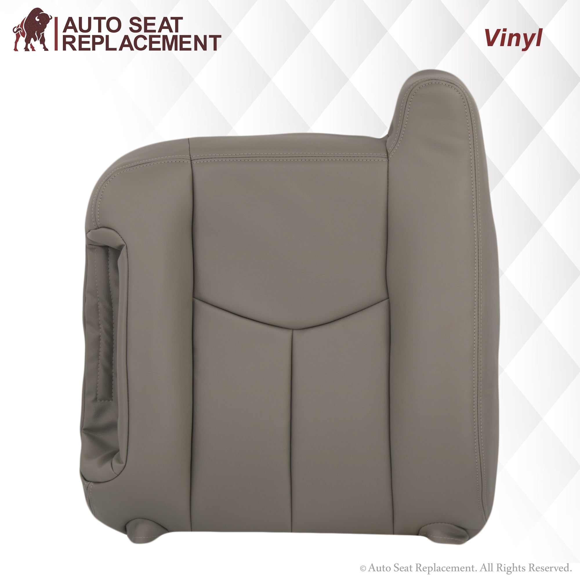 2003-2007 Chevy Tahoe & Suburban Custom Fit Seat Covers - Light Gray Fabric, Universal Car Seat Protector for SUV - Perfect for Road Trips, Camping & Family Adventures