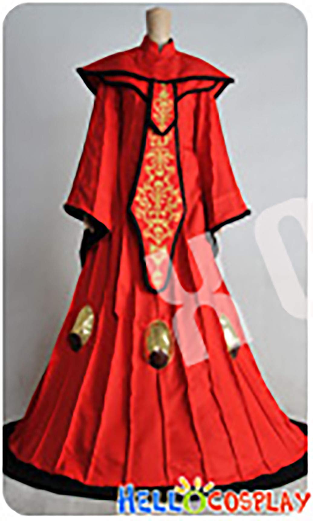Menace Queen Padme Amidala Cosplay Costume - Star Wars Ruffled Dress for Halloween, Cosplay & Comic Con Events