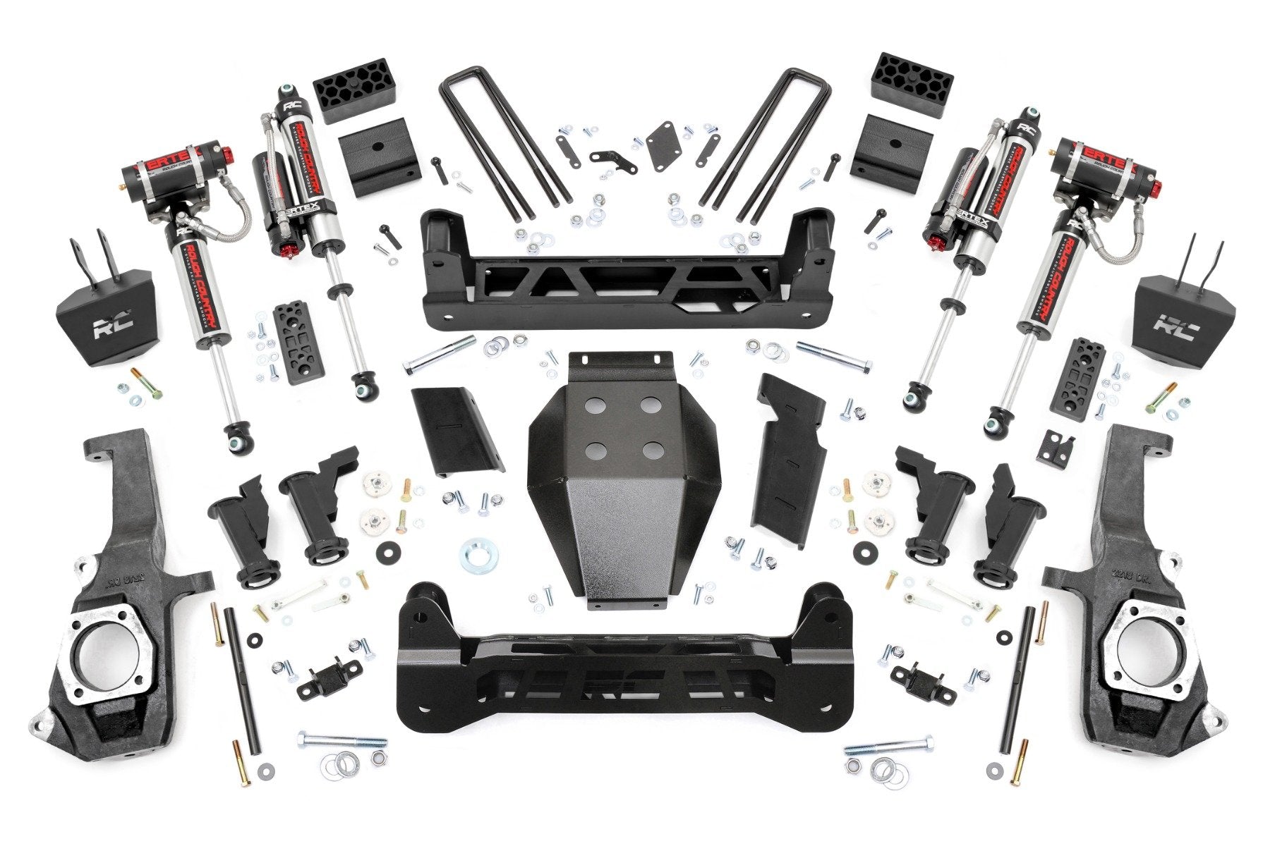 5 Inch Lift Kit for Chevy/GMC 2500HD/3500HD (2011-2019) - Heavy Duty Torsion Drop Suspension System by Vertex - Perfect for Off-Roading & Truck Customization