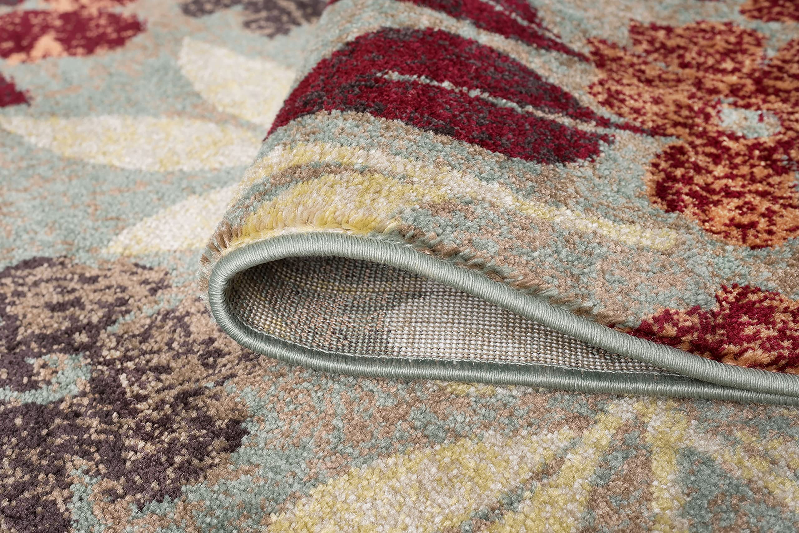 Universal Rugs Kalea Area Rug 8' x 10' Seafoam - Soft Modern Non-Slip Living Room Rug for Bedroom, Dining Room & Home Decor