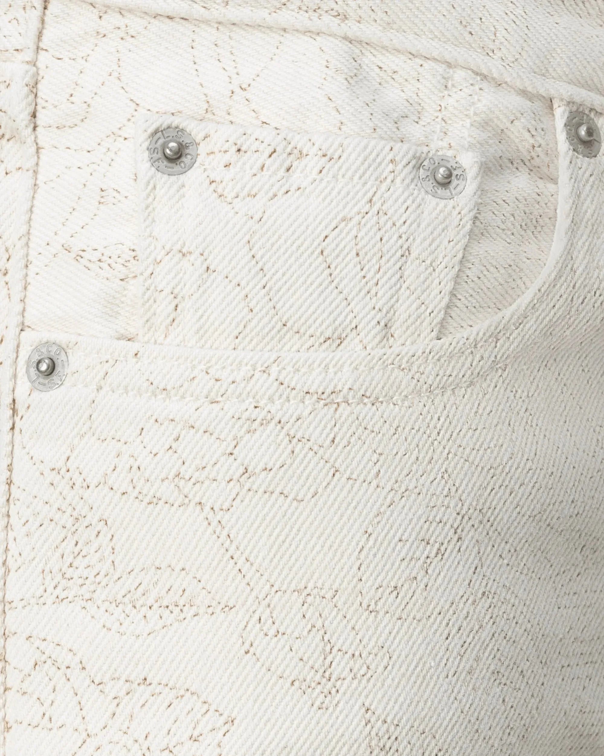 Ganni X Levi's Printed High Waisted Baggy Jeans for Women | Vintage Denim Pants | Fashionable Streetwear & Casual Outfits | Perfect for Everyday Wear, Parties, and Date Nights