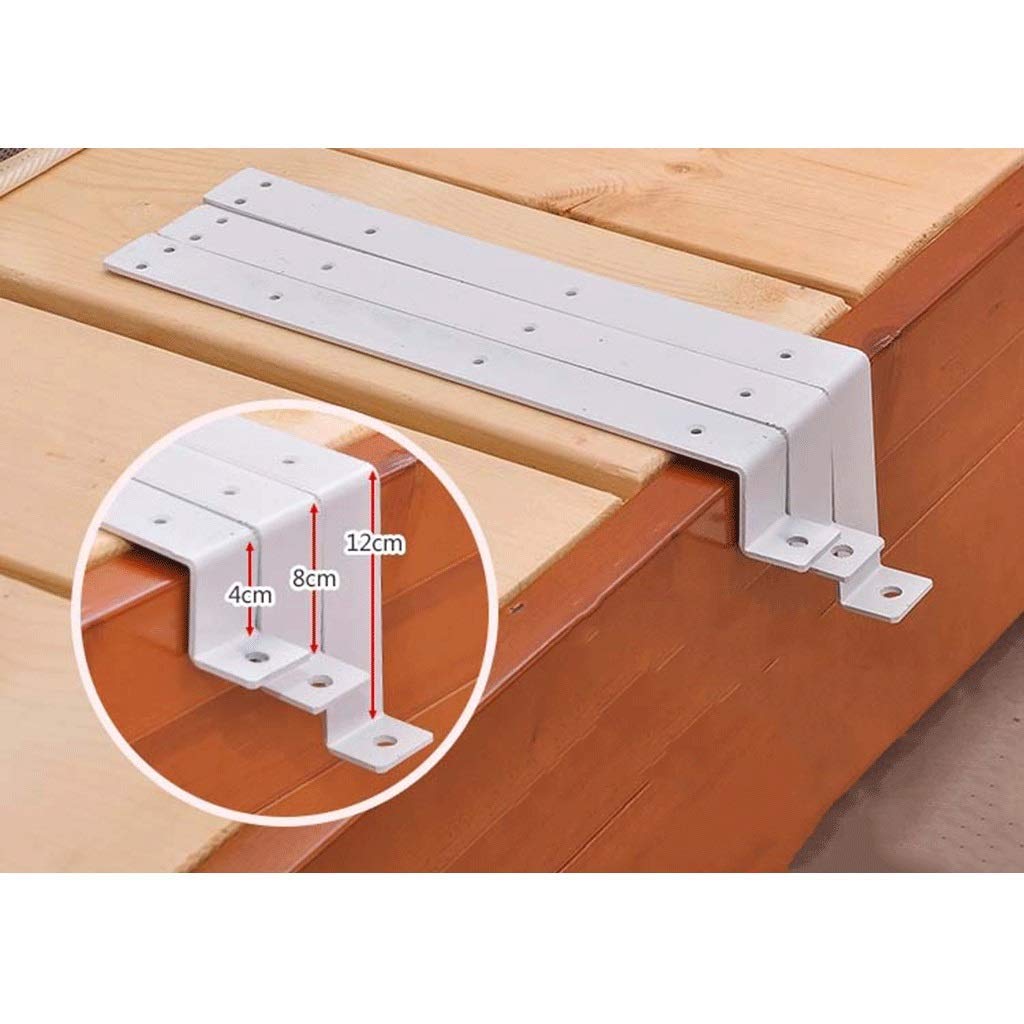 Foldable Bed Rail Safety Guard - Adjustable Side Rail for Elderly & Adults, Assist Handle for Hospital & Home Use, Fits Single & Double Beds (White, 8cm) - Ideal for Fall Prevention & Mobility Support
