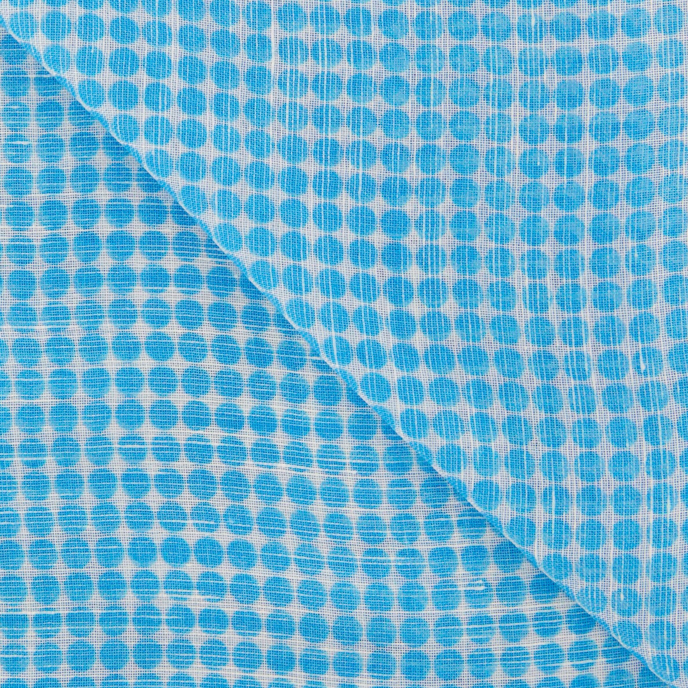 Premium Blue Linen Blend Scarf for Women - Soft & Breathable Fashion Accessory - Perfect for Spring, Fall & Winter Outfits, Travel & Office Wear