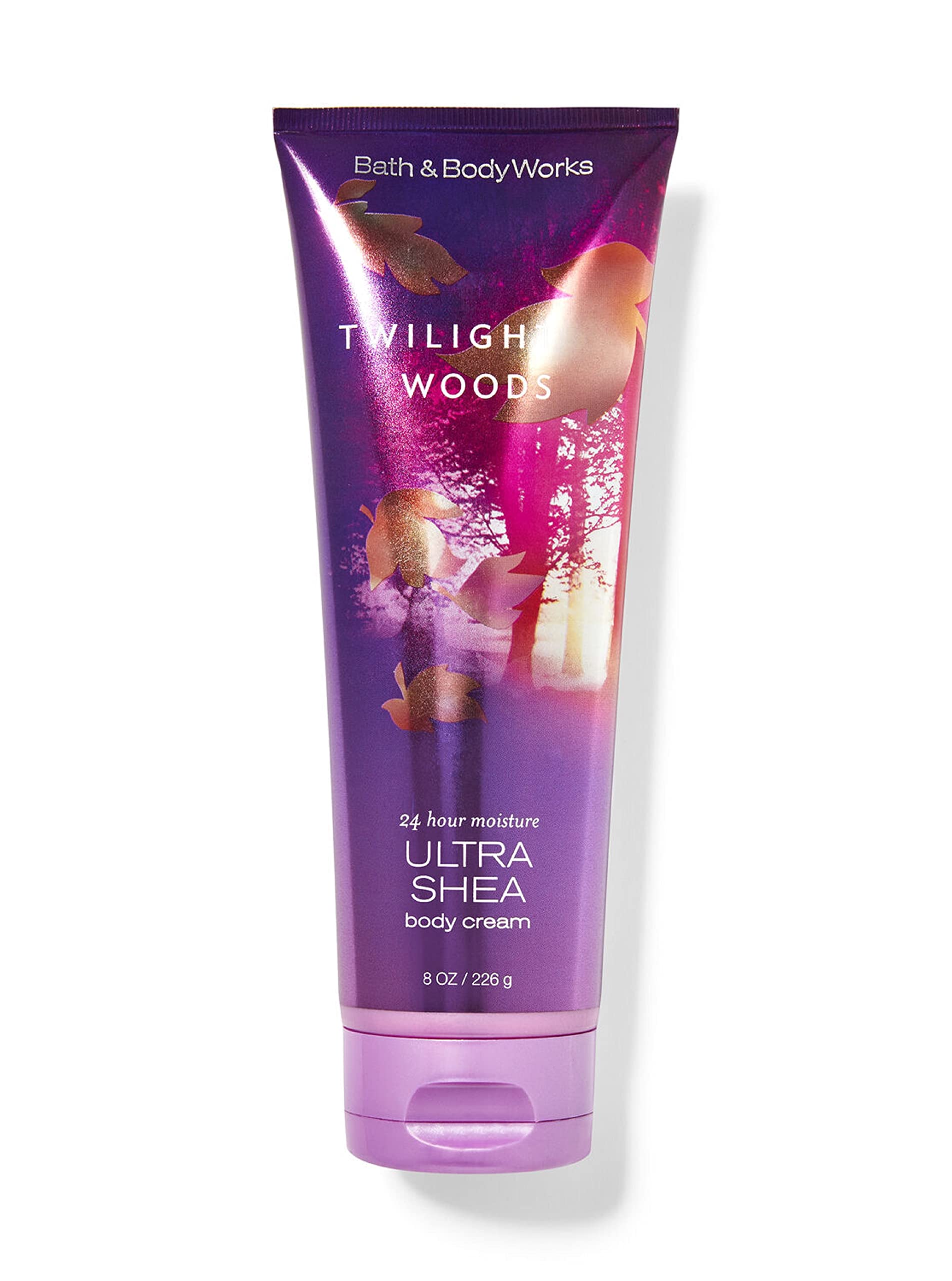 Bath and Body Works Twilight Woods Ultra Shea Body Cream 8 oz - Deep Hydrating Moisturizer for Dry Skin - Perfect for Nighttime Skincare Routine & Winter Care (2019 Edition)
