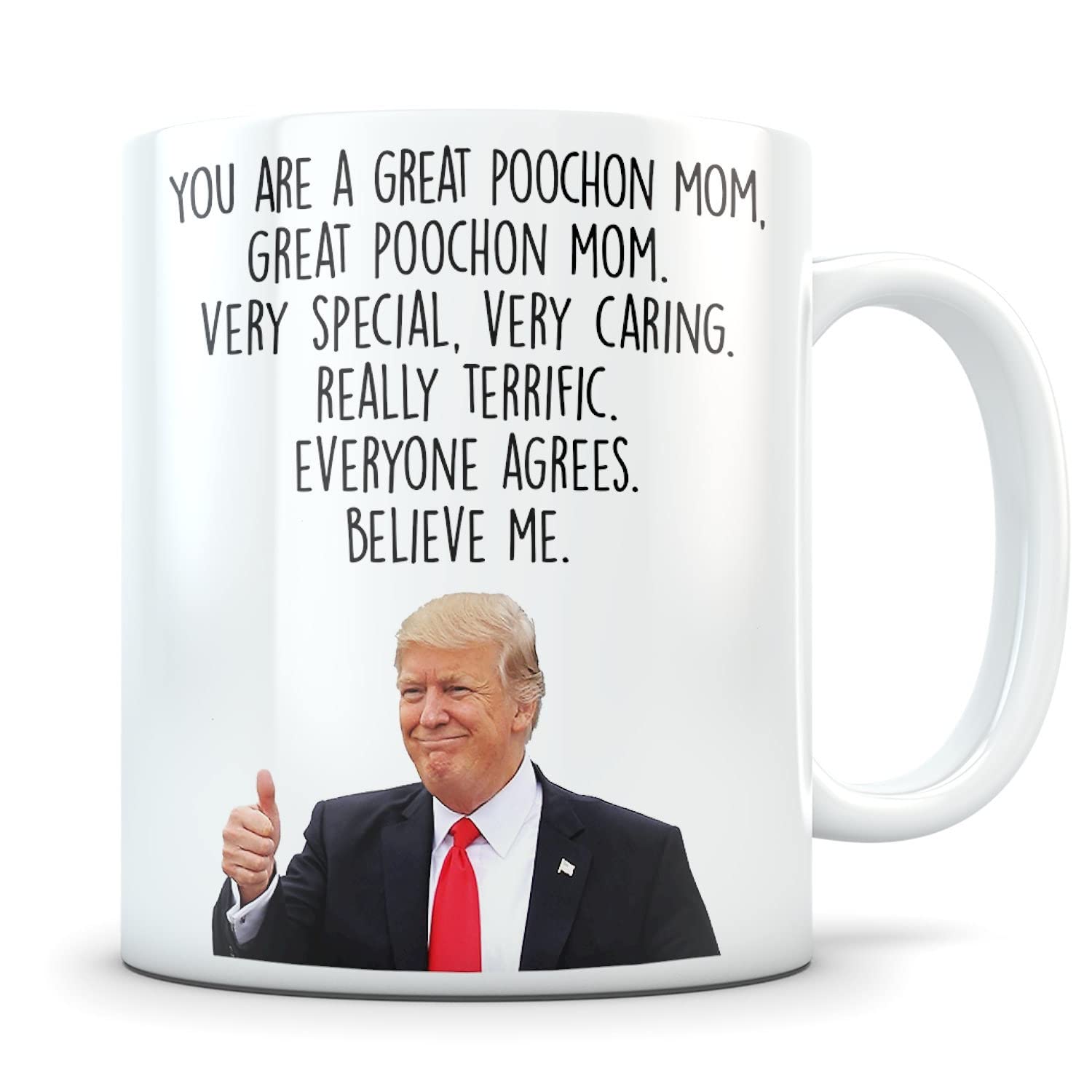 Poochon Lover Gifts - Cute Poochon Dog Mug for Women, Dog Moms & Pet Lovers - Perfect for Coffee, Tea & Hot Chocolate at Home or Office