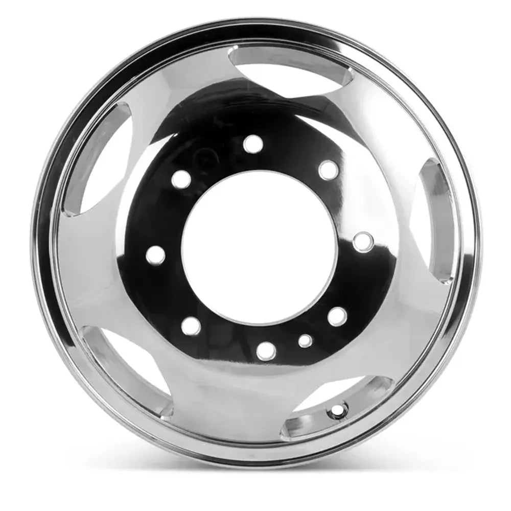 2011-2019 GMC Sierra 3500 17-Inch Polished Replica Wheel Rim Replacement (Part# 5519 23465077) - Front Wheel Upgrade for Off-Roading & Truck Customization