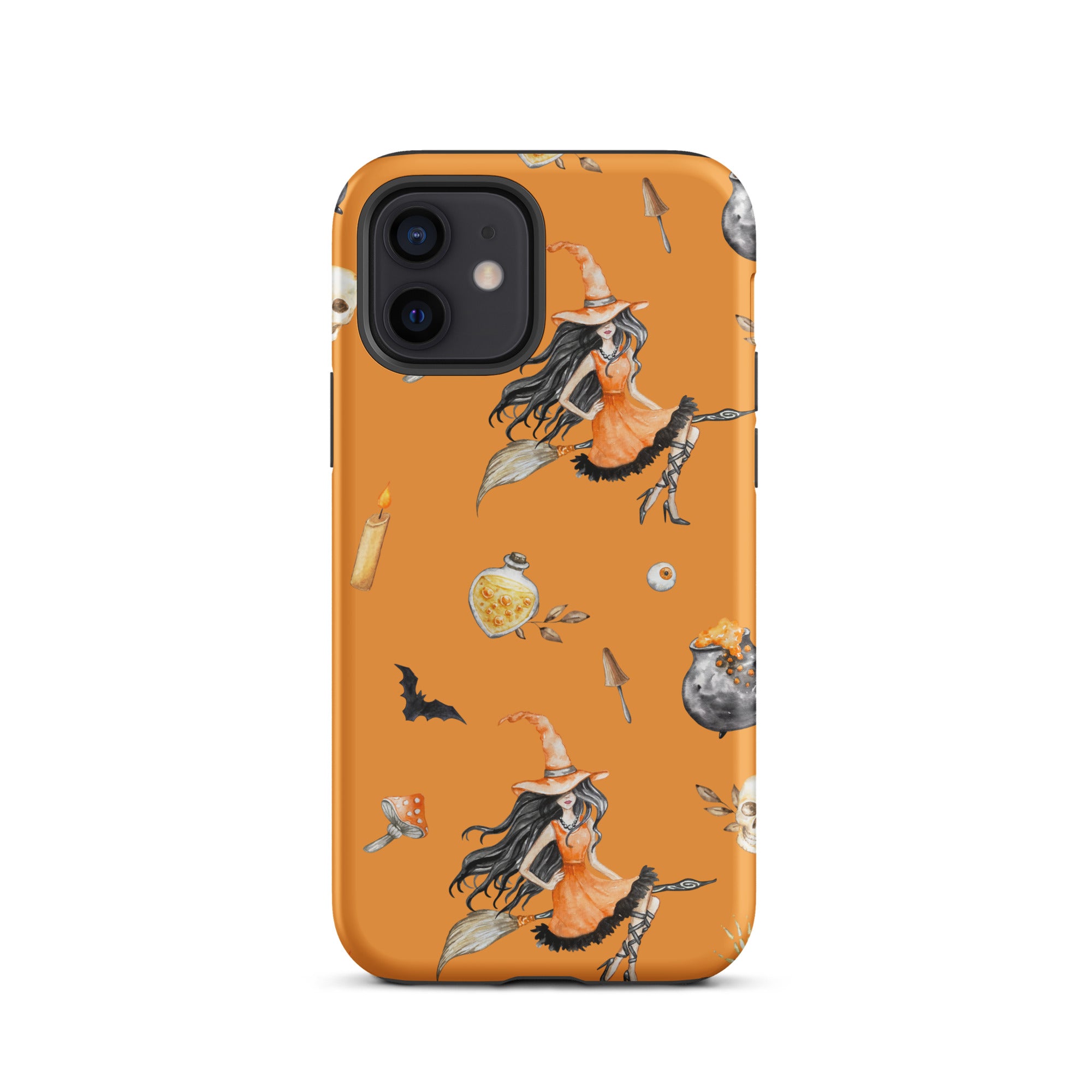 Premium Witch's Broomstick iPhone Case - Durable Protective Cover for iPhone 13/14/15 Pro Max - Perfect for Halloween, Cosplay & Witch-Themed Parties
