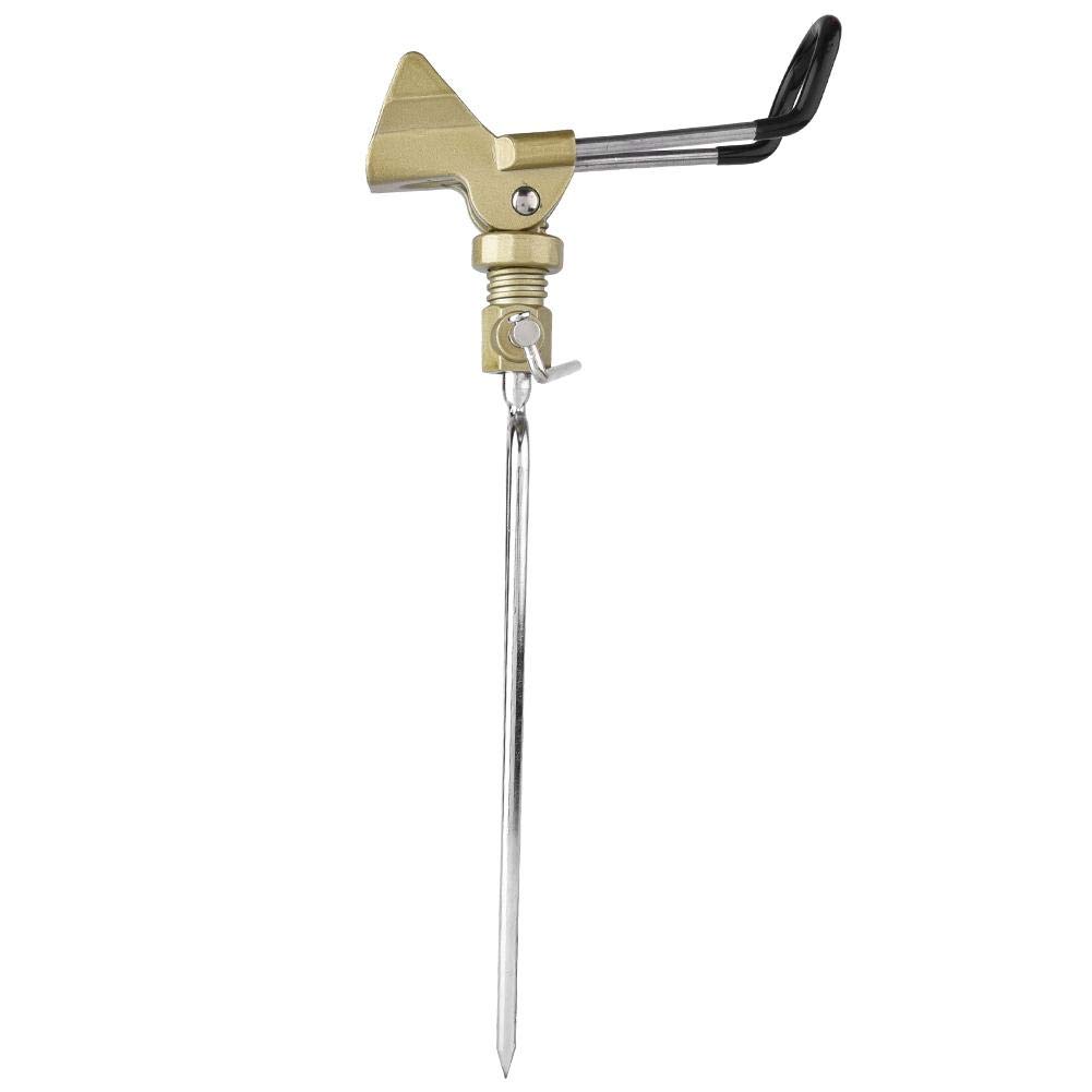 Adjustable Aluminum Alloy Fishing Rod Stand Holder - Stable Ground Bracket for Fishing Tackle Accessories | Perfect for Shore, Boat & Ice Fishing