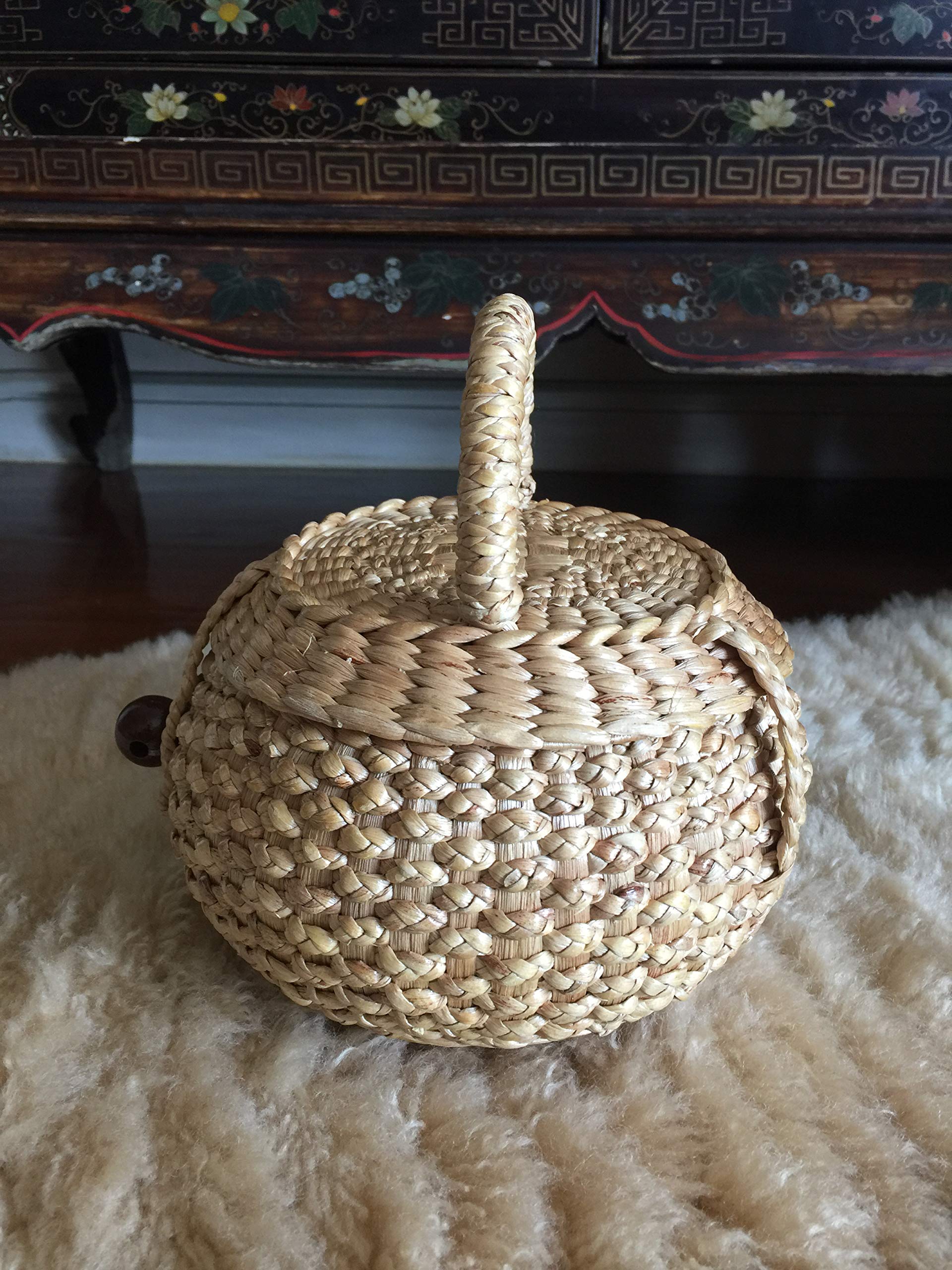 Eco-Friendly Mini Straw Tote Bag for Women - Lightweight Beach Bag, Picnic Basket & Market Shopping Tote - Perfect for Summer Outings, Vacation & Farmers Market Use