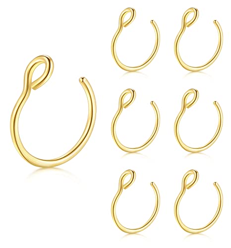 A5-gold basic hoop-7pcs