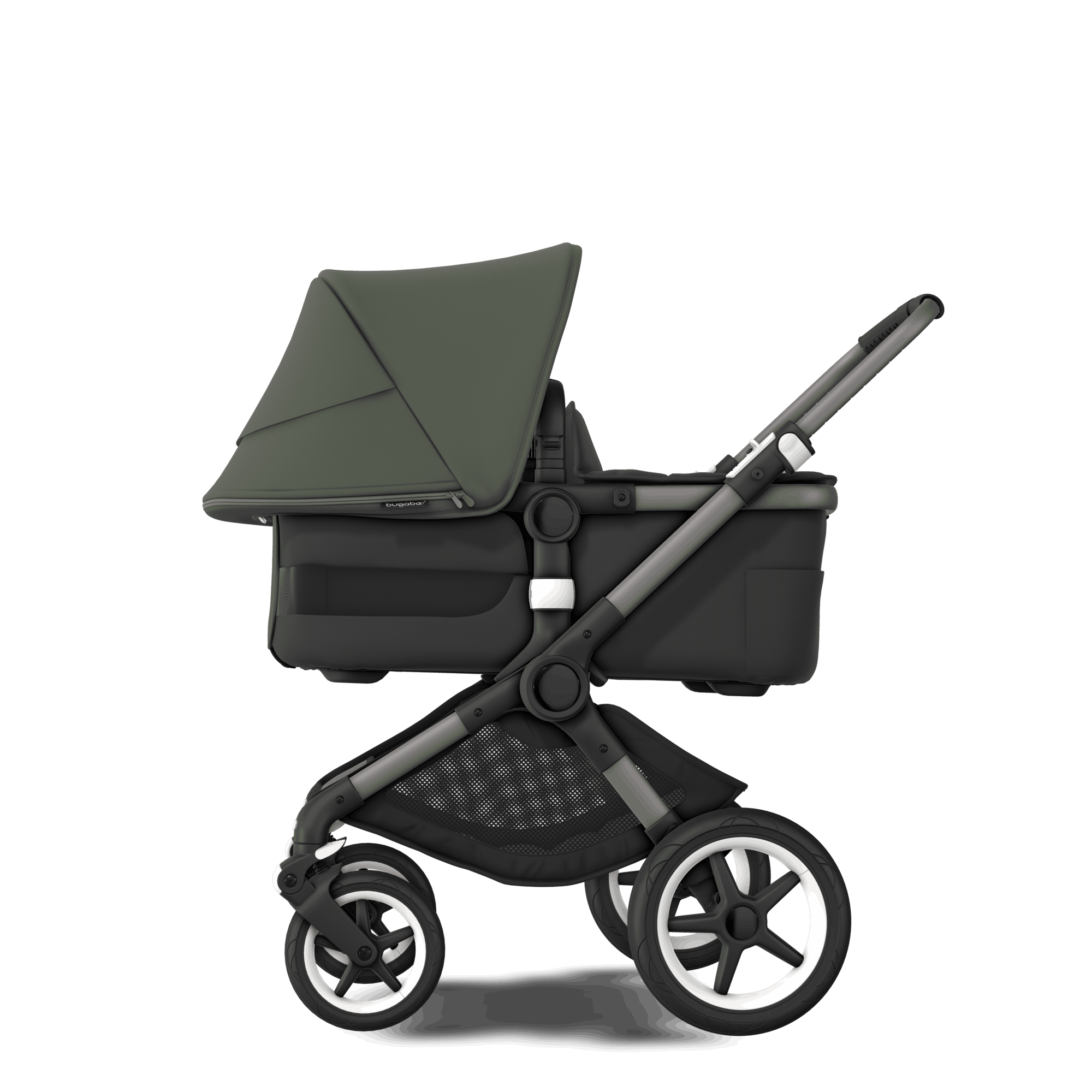 Bugaboo Fox3 Complete Stroller - Graphite Base | Lightweight & Durable Baby Stroller for Urban & Outdoor Adventures