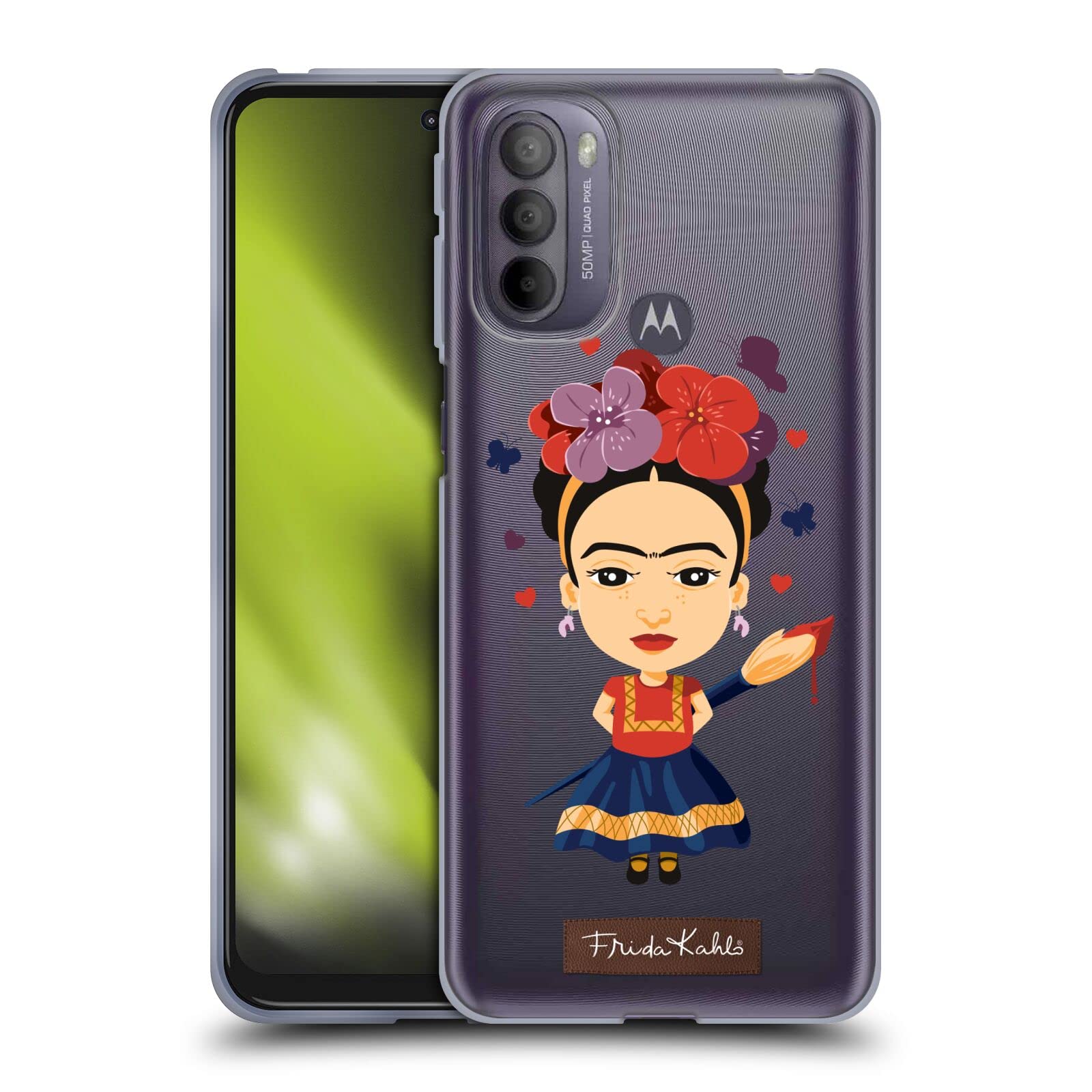 Official Frida Kahlo Licensed Motorola Moto G31 Soft Gel Phone Case - Artistic Protection for Everyday Use & Gift Giving