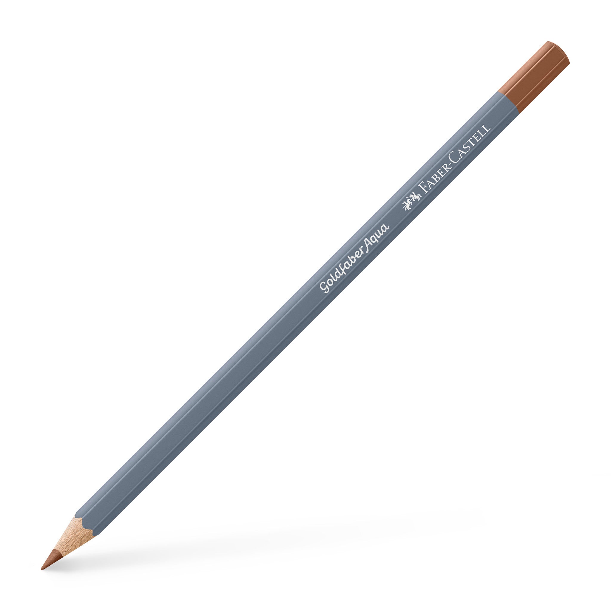 Goldfaber Aqua Watercolor Pencil #283 Burnt Sienna - Premium Artist Pencils for Watercolor Painting, Sketching & Mixed Media Art - Perfect for Professional Artists & Beginners