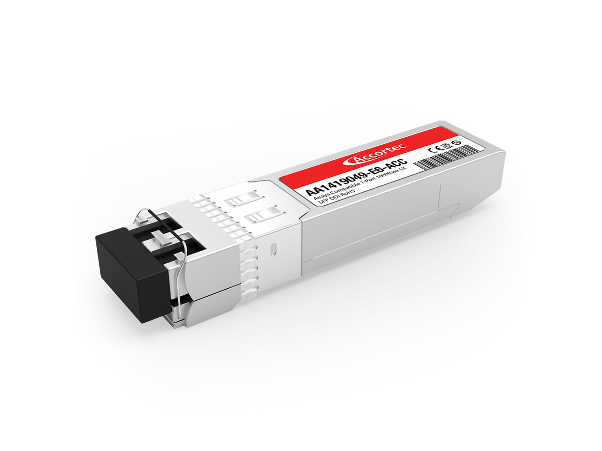 10GBase-LR SFP+ Transceiver Module for Avaya - 10GB Ethernet Fiber Optic Transceiver for High-Speed Networking, Data Centers & Enterprise Applications
