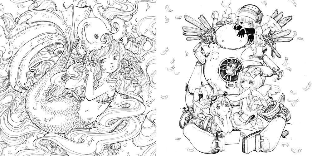 Best Pop Manga Coloring Book for Adults - Relaxing Japanese Anime Art Therapy with 50+ Unique Designs | Perfect for Stress Relief, Gift Giving & Creative Hobbies