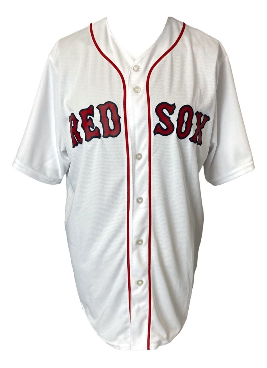 Carl Yastrzemski Autographed Boston Red Sox Majestic Replica Jersey - TC 67 Inscription - Perfect for Baseball Memorabilia Collectors & Red Sox Fans - Great for Display, Gifting, and Sports Memorabilia Collections
