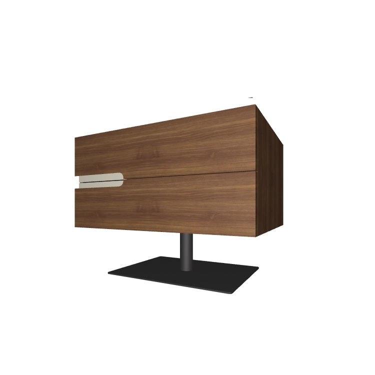 Cattelan Italia Ciro Nightstand - Modern Bedside Table with Storage, Wooden Nightstand for Bedroom - Perfect for Small Spaces & Guest Rooms