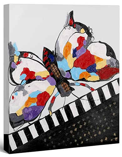 Butterfly Playing Piano