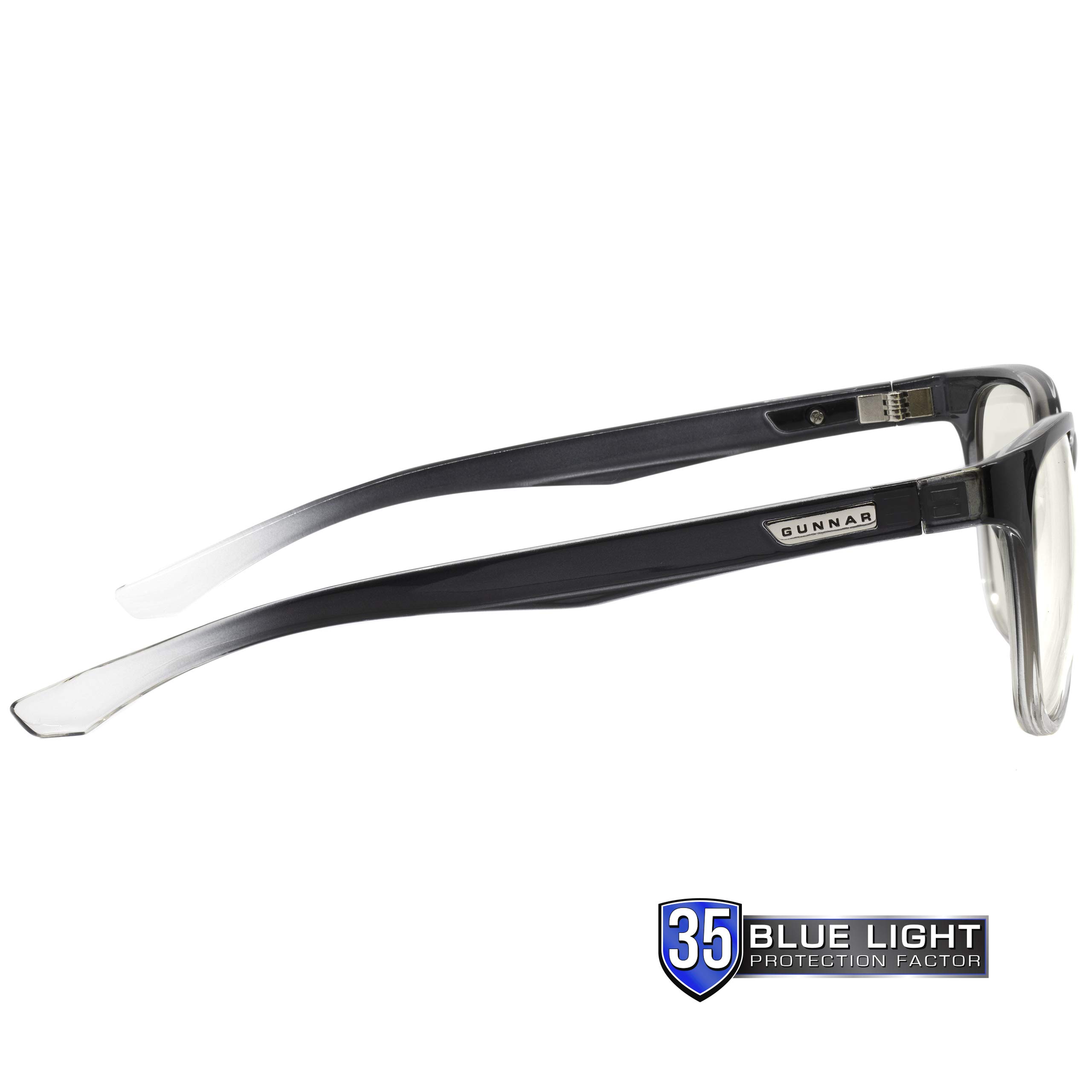 GUNNAR Blue Light Blocking Gaming Glasses for Computer Use - UV Protection Anti Eye Strain Glasses - Berkeley Style - Perfect for Gamers, Programmers & Office Workers