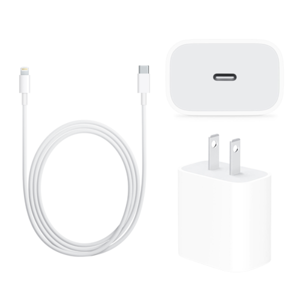 Fast Charging USB-C Adapter & 1M Cable Bundle - Quick Charge 3.0 Compatible for iPhone 15/Samsung Galaxy/Google Pixel - Perfect for Travel, Office & Home Use