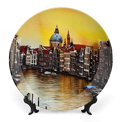 Summer Grand Canal of Venice, Italy Watercolor Painting
