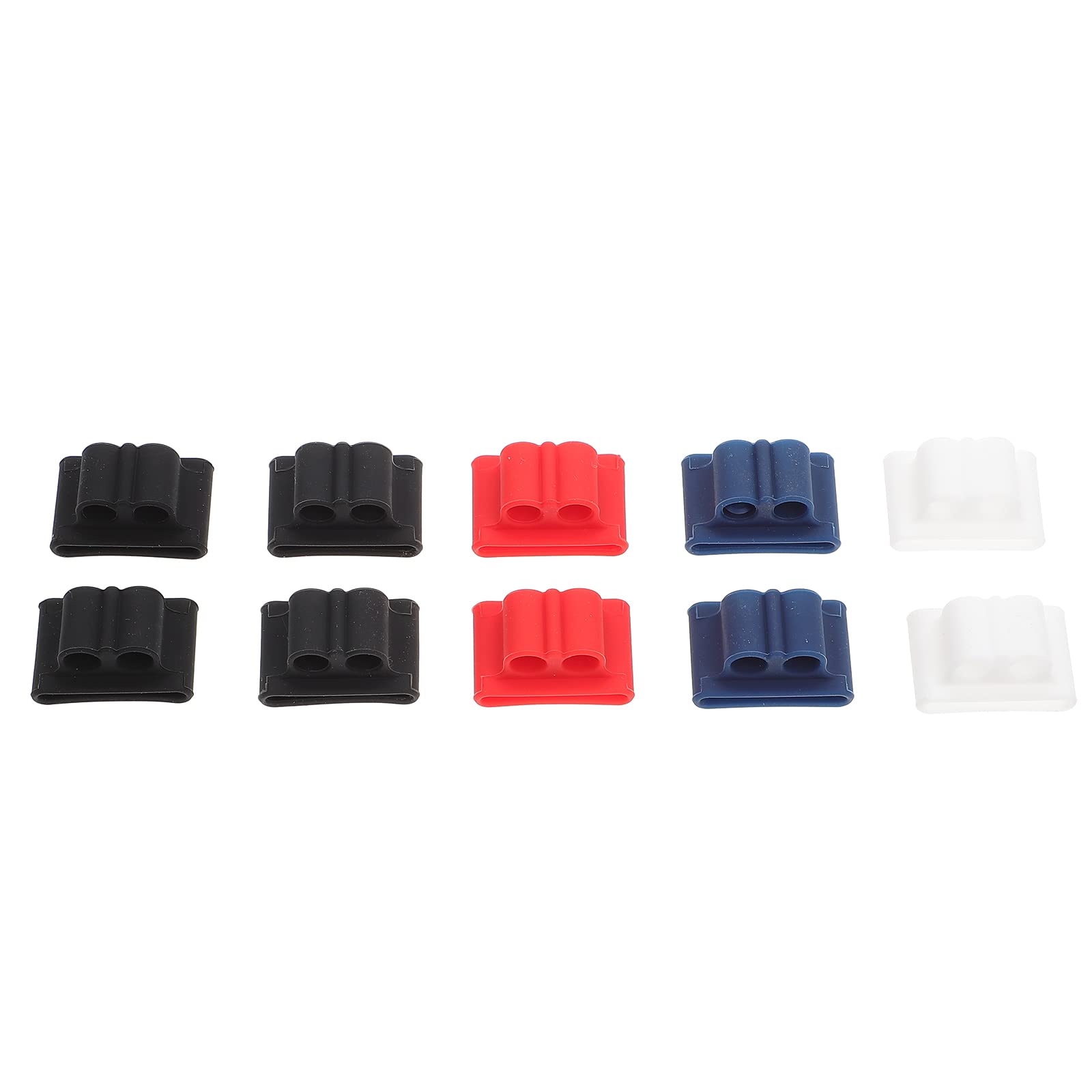 iFundoM 10 Pack Portable Silicone Anti-Loss Earbud Cases & Watch Band Holders - Secure Storage for AirPods, Galaxy Buds & Smartwatches (Ideal for Gym, Running, Travel)