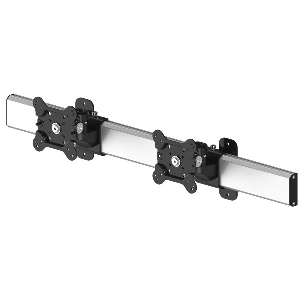 Dual Monitor Wall Mount Bracket - Adjustable Slideable Stand for 13-32 Inch Screens | Perfect for Home Office, Gaming & Workspace Setup