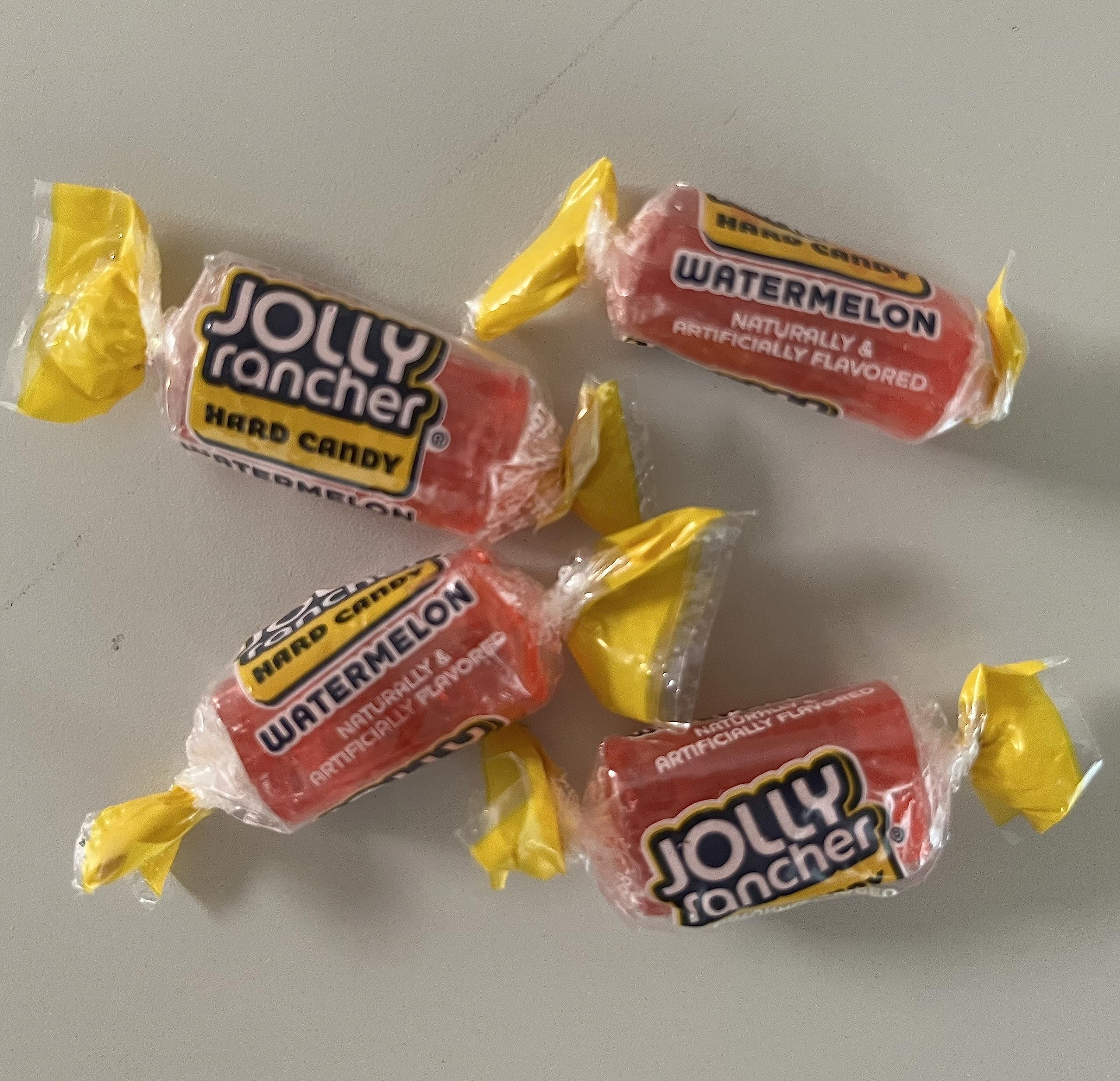 Individually Wrapped Watermelon Jolly Rancher Hard Candy - Bulk Pack for Halloween, Parties & Office Treats | Sweet & Tangy Flavor
