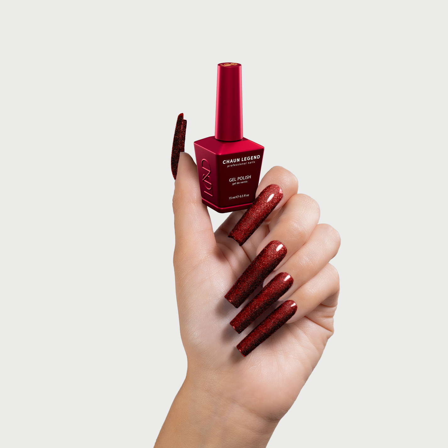 Chaun Legend Gel LG5088 Sleigh My Bells - Festive Holiday Nail Polish for Christmas & Winter Parties