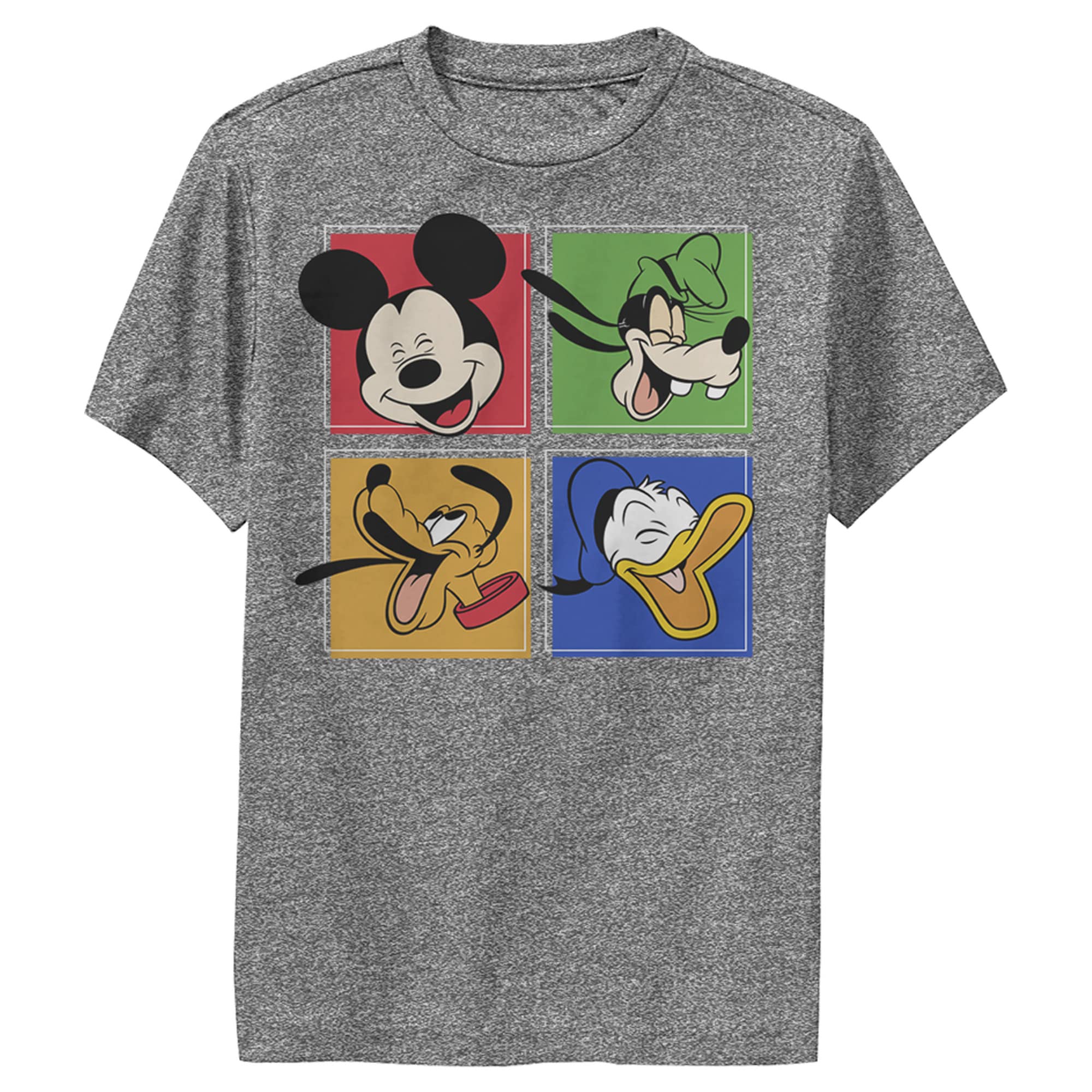Disney Mickey and Friends Boys' Performance T-Shirt - Soft, Breathable & Quick-Dry for Sports, Play & Everyday Wear