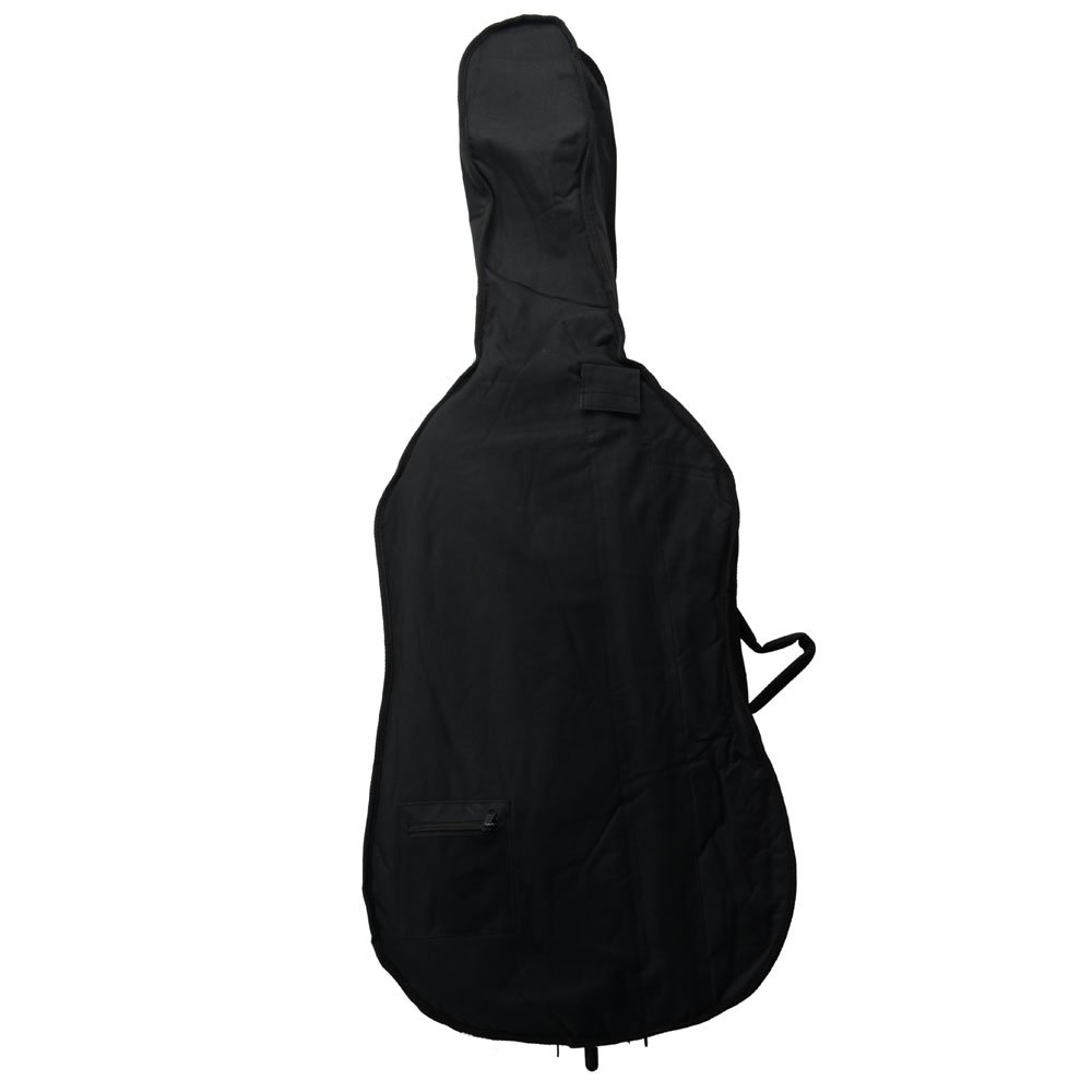 4/4 Full Size Acoustic Cello Set with Hard Case, Bow & Rosin - Matte Finish for Beginners & Students - Perfect for School Orchestras, Home Practice & Live Performances
