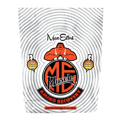 MAX EFFORT Muscle Recovery BCAA Supplement - Branched Chain Amino Acids for Post Workout & Fitness - Arnie Palmer Flavor - Ideal for Gym, Bodybuilding & Athletic Performance
