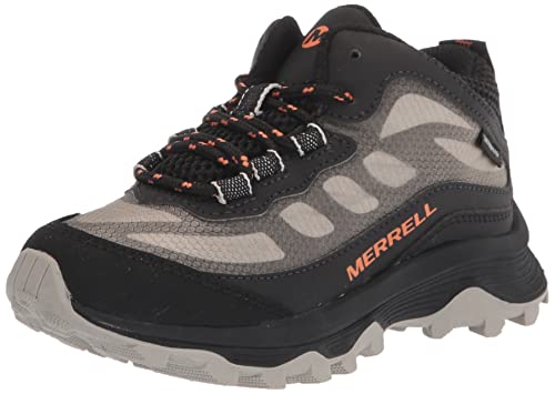 Merrell Kids Moab Speed Mid Waterproof Hiking Boots - Lightweight & Durable Outdoor Shoes for Boys & Girls - Perfect for Hiking, Camping & Trail Adventures